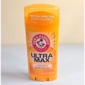 B10 Arm & Hammer Ultra Max Antiperspirant Deodorant Unscented Stick 2.6 oz